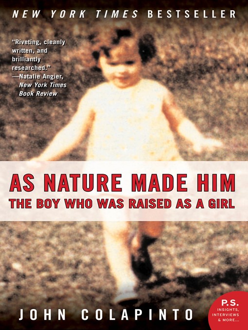 Title details for As Nature Made Him by John Colapinto - Wait list